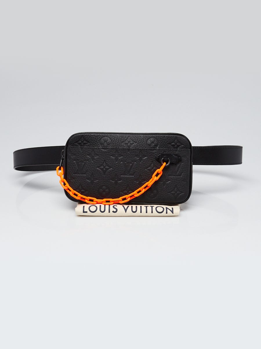 Louis Vuitton Embossed Taurillon Leather Belt