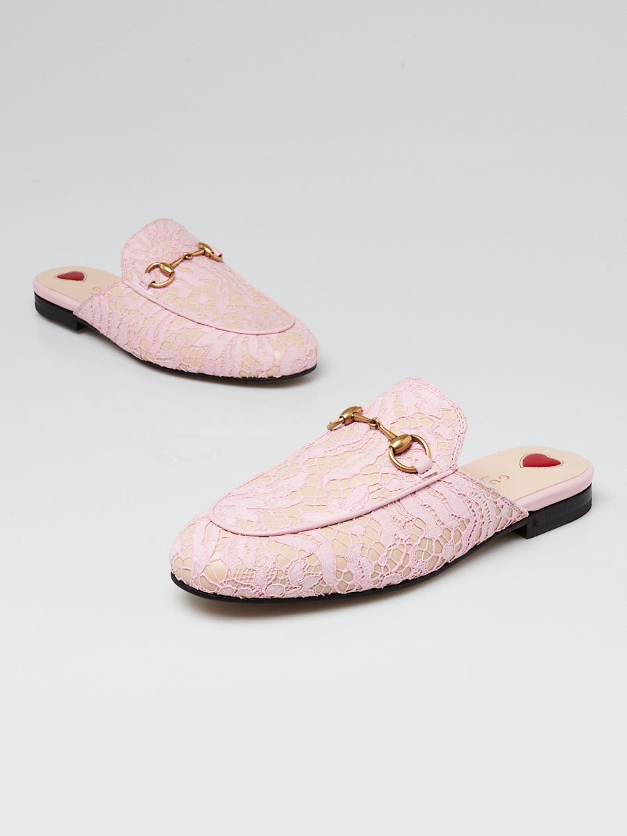 Gucci lace mules online