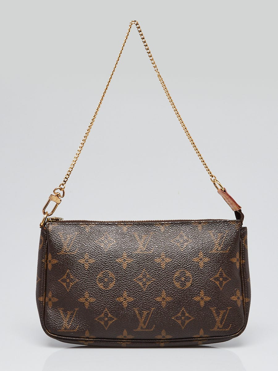 Louis Vuitton Monogram Pochette Chain-Link Shoulder Bag - Yoogi's Closet