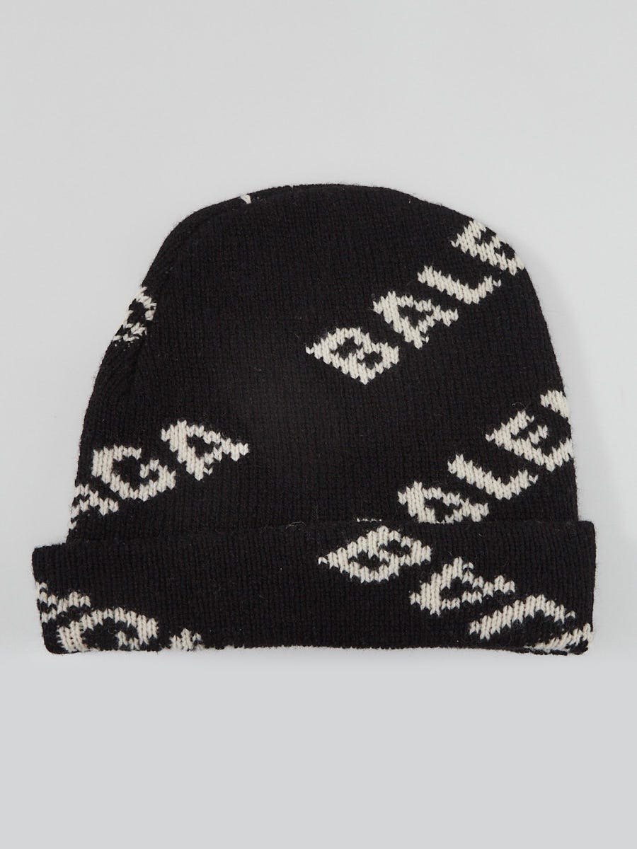 balenciaga black beanie