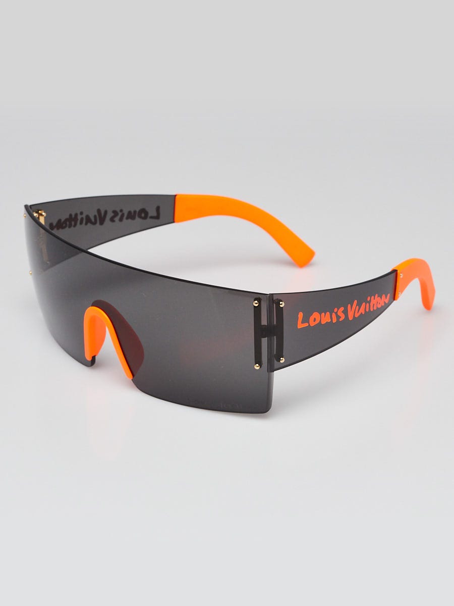 Louis Vuitton Limited Edition Orange Frame Stephen Sprouse Graffiti  Sunglasses - Yoogi's Closet