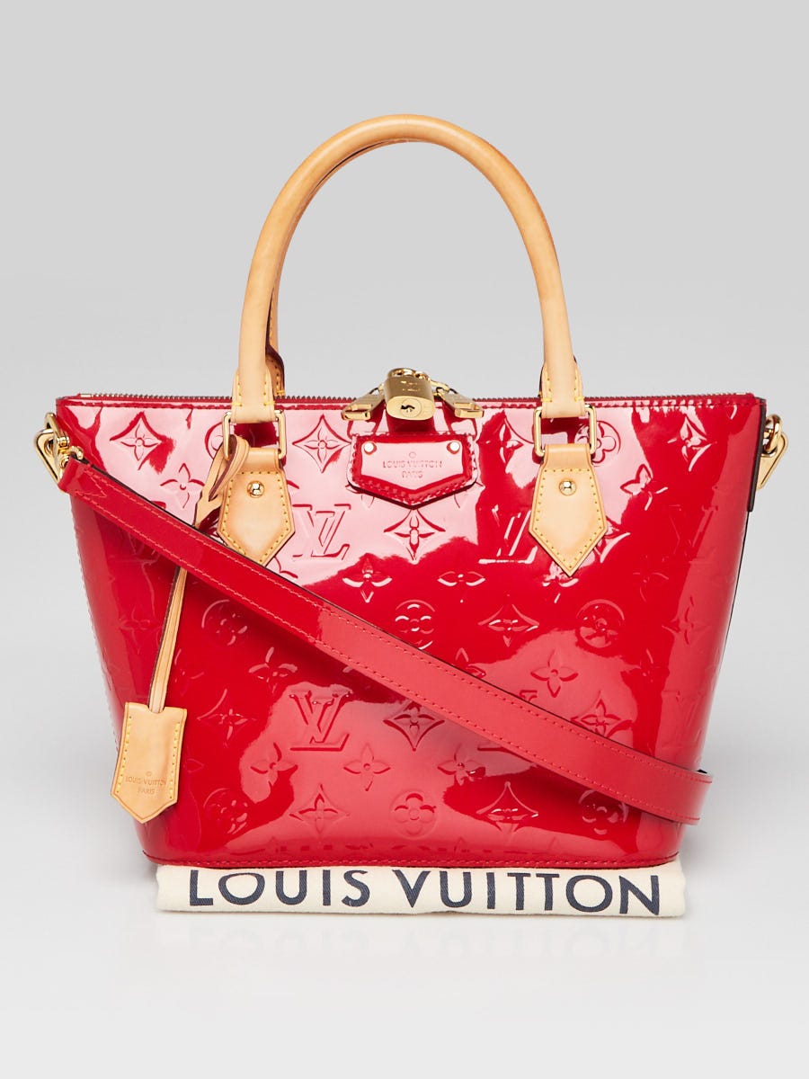 Louis Vuitton Cerise Monogram Vernis Alma PM Bag - Yoogi's Closet