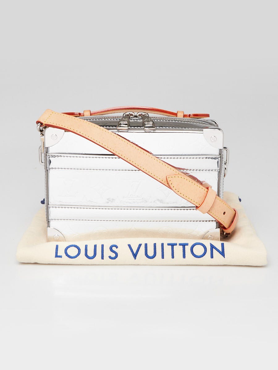 Louis Vuitton Silver Monogram Mirror Canvas Handle Trunk