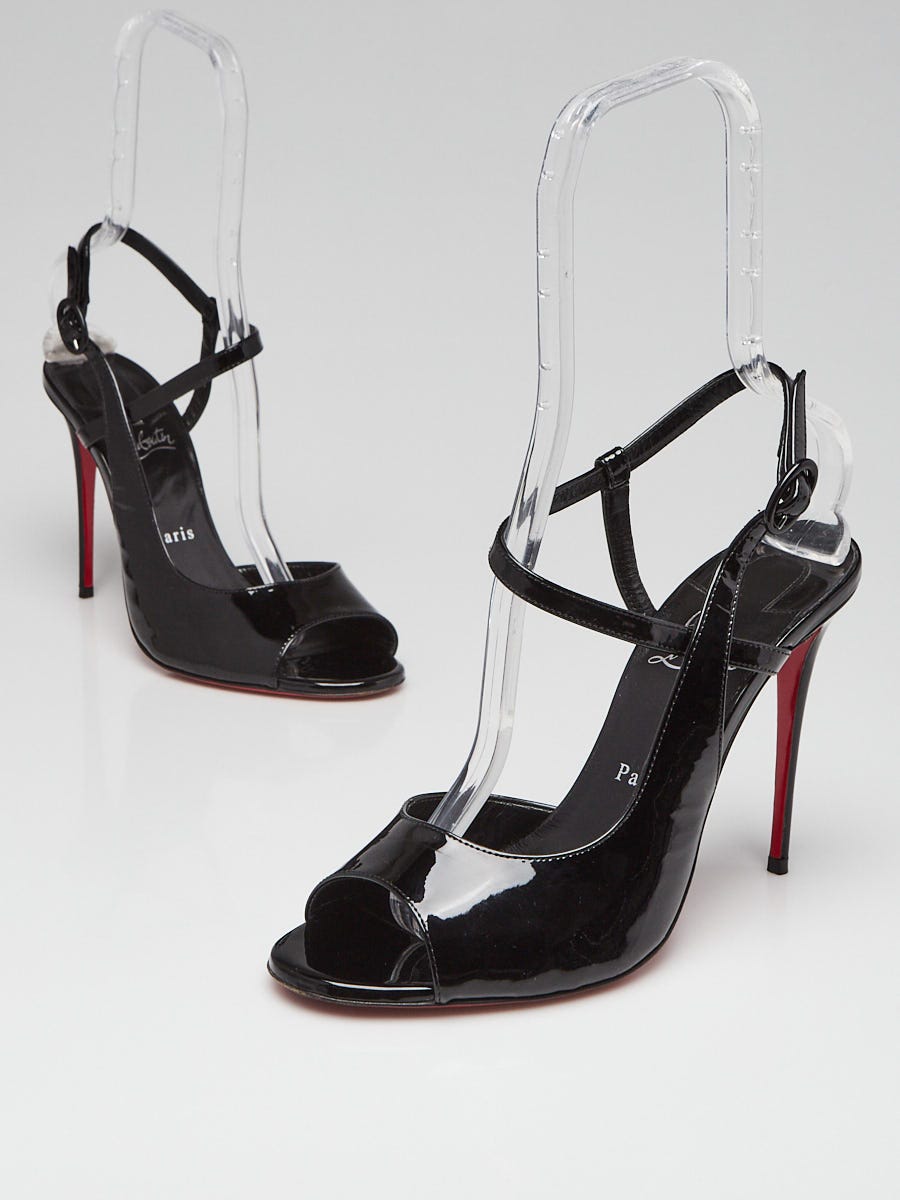 Louis Vuitton Black High Heels Red Bottoms