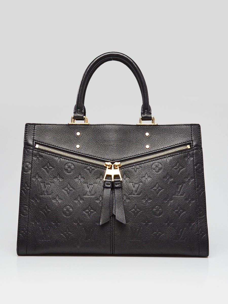 Louis Vuitton Black Monogram Empreinte Leather Sully PM Bag Louis