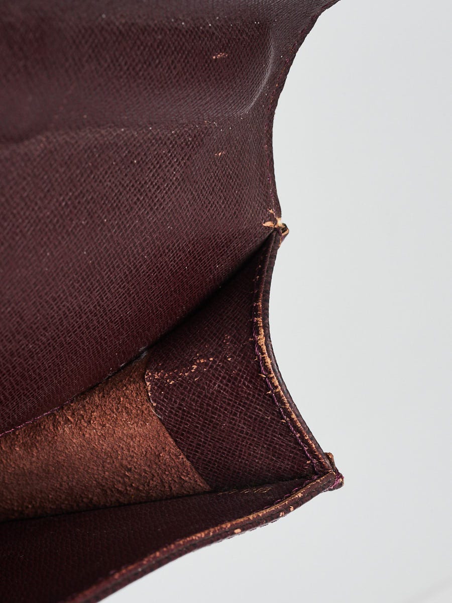 Louis Vuitton Burgundy Taiga Leather Kourad Briefcase Bag