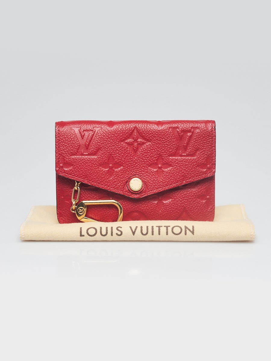 Louis Vuitton Monogram Empreinte Key Pouch Cherry