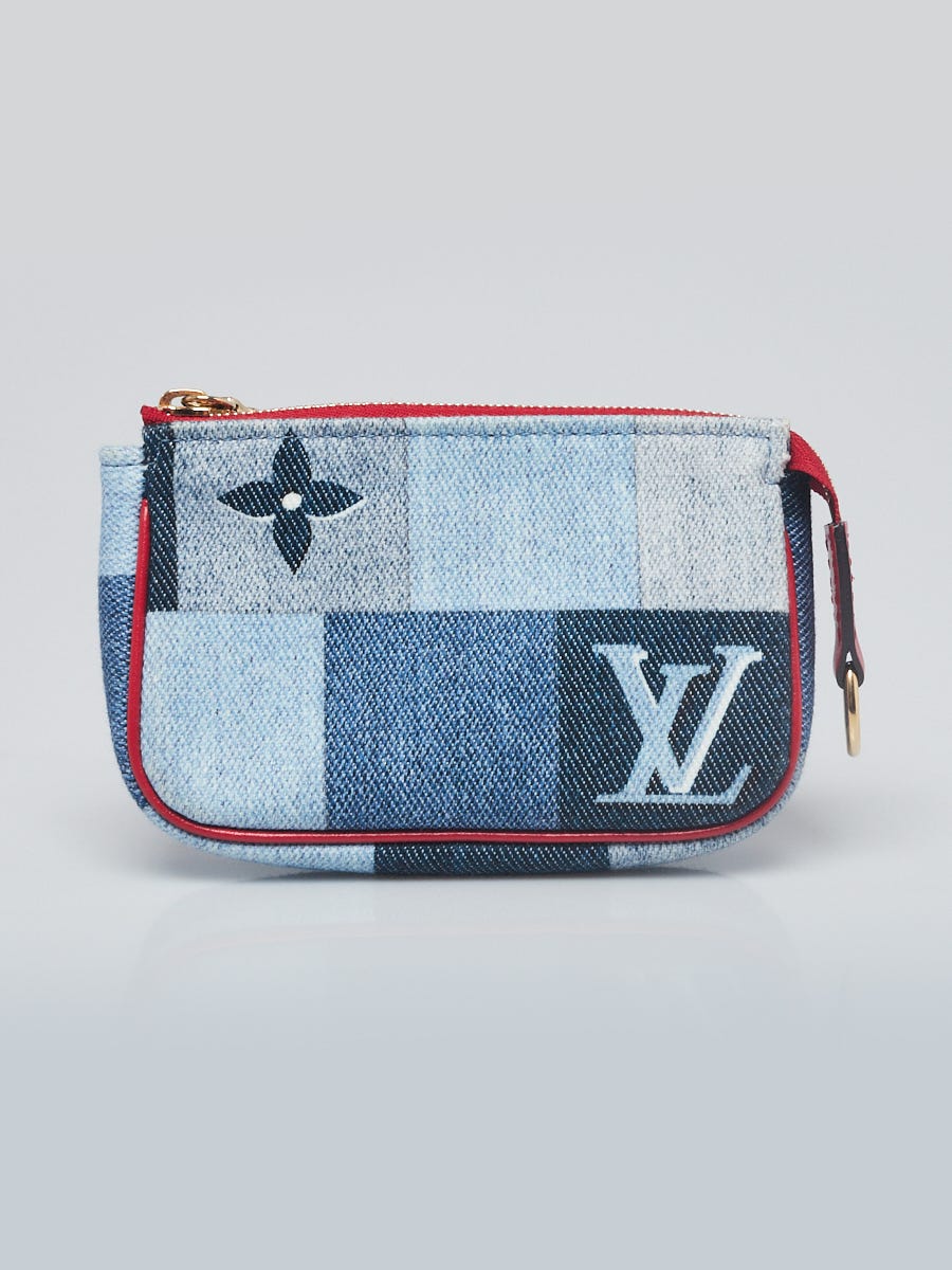 New in Box Louis Vuitton Limited Edition Denim Micro Pochette Bag