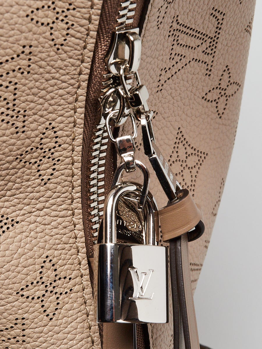 Louis Vuitton Galet Monogram Mahina Leather Beaubourg Hobo Bag