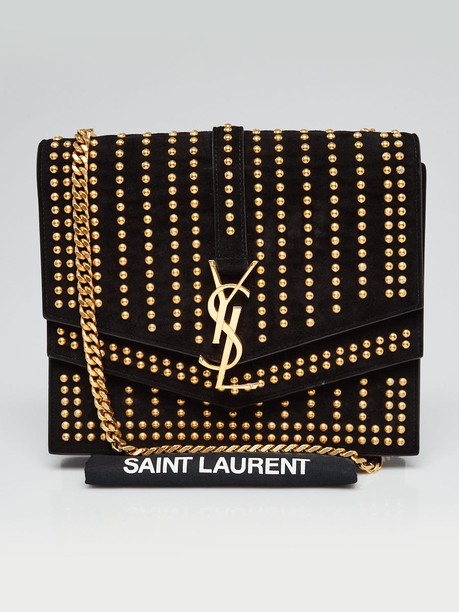 Saint laurent sulpice double flap crossbody wallet on outlet a chain