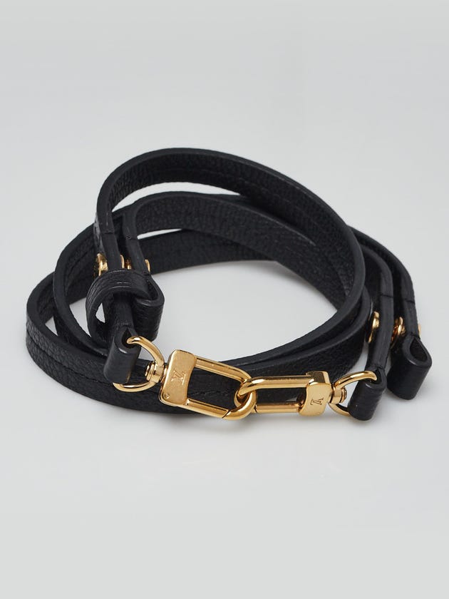 Louis Vuitton Black Leather Adjustable Noe Strap