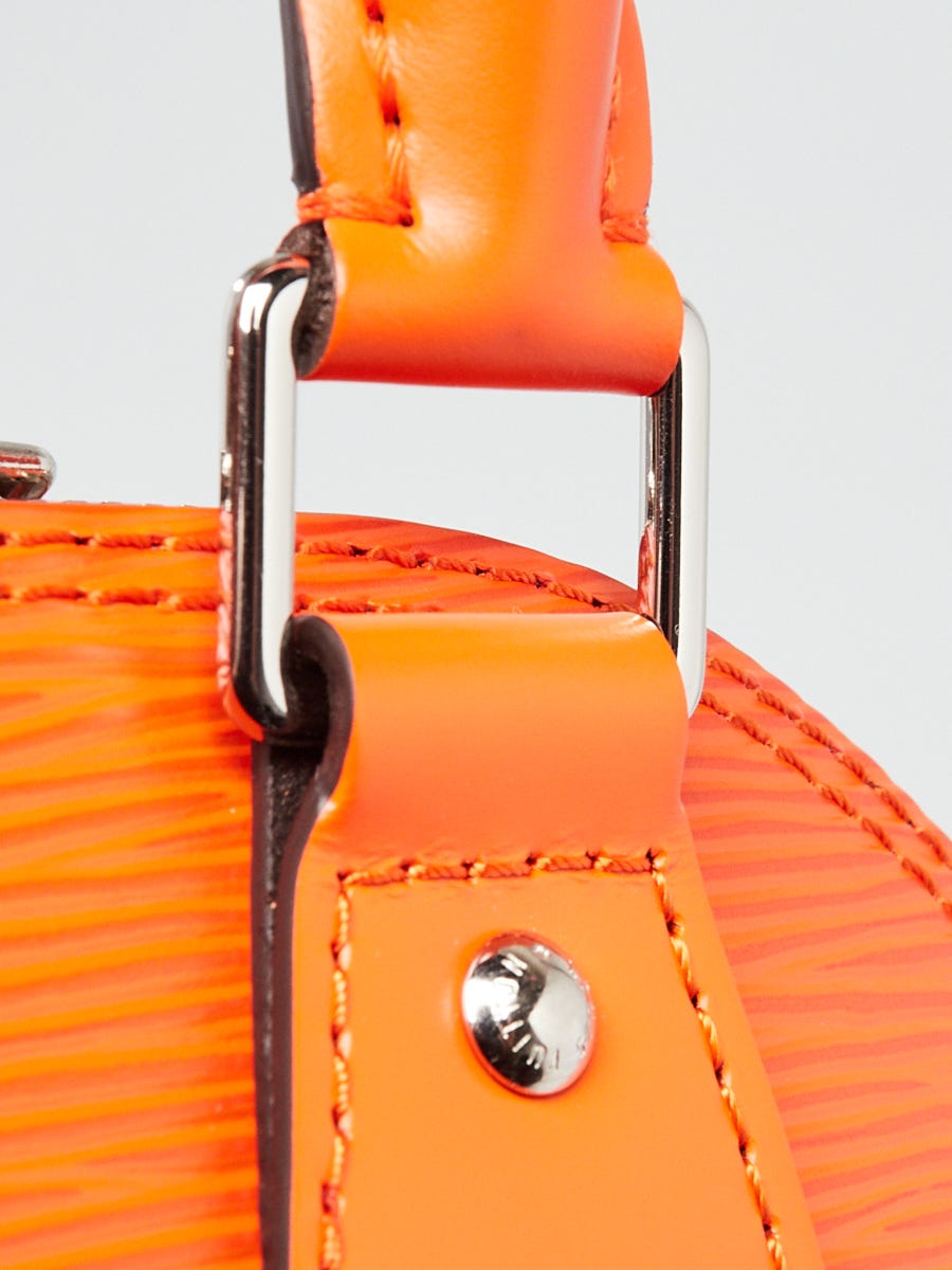 FWRD Renew Louis Vuitton Leather Paint Can Bag in Orange