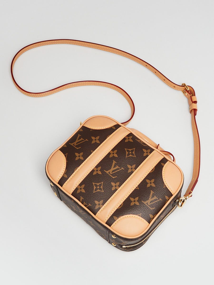 Louis Vuitton Monogram Canvas Small Valisette Bag w/o Chain Strap