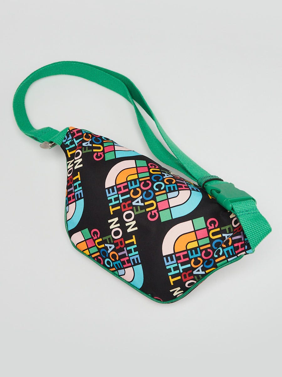 Gucci X The North Face Multicolor Econyl Nylon Logo Belt Bag