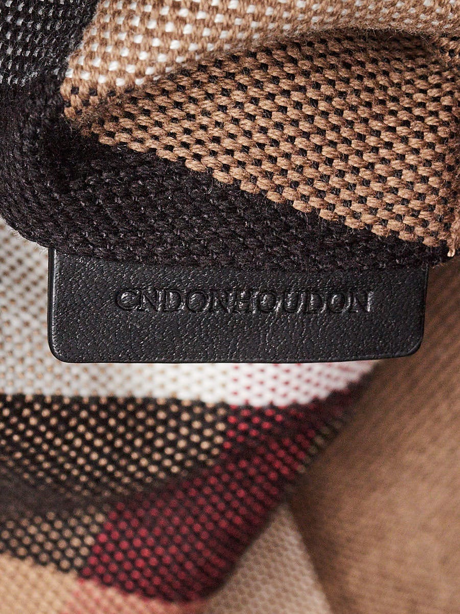 Burberry Brown Leather TB Monogram Belt Bag - Yoogi's Closet