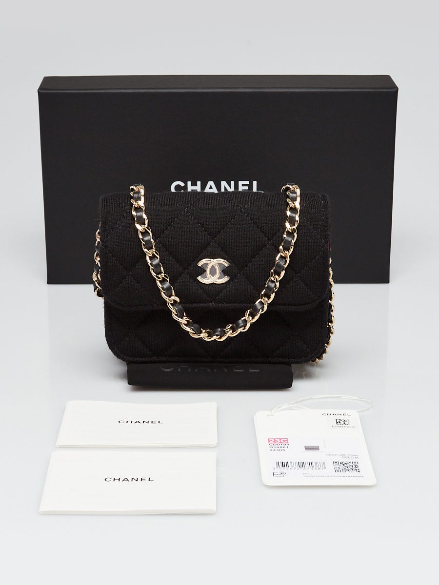 CHANEL, Bags, Chanel Vintage Jersey Micro Mini Bag