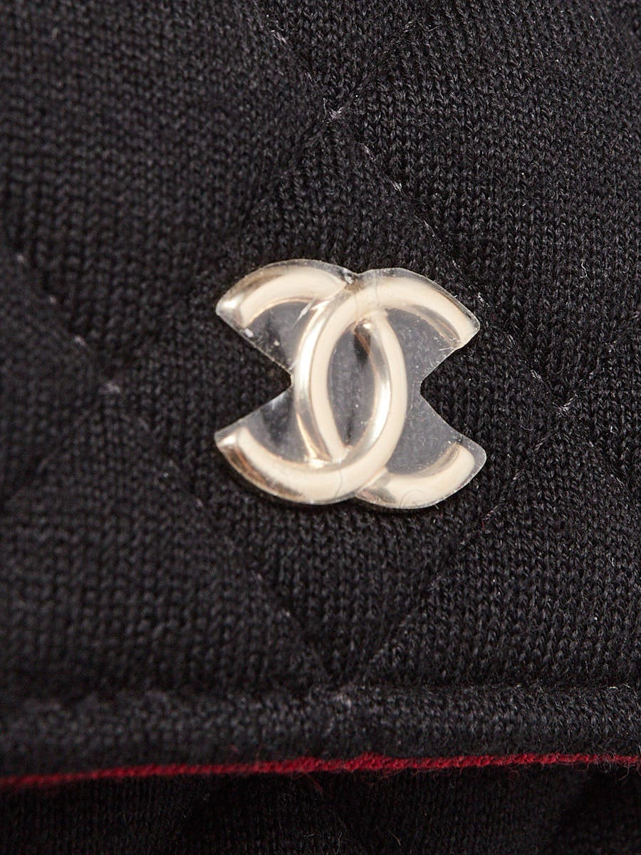 Chanel chance eau tender п - Chanel Black Quilted Jersey Fabric
