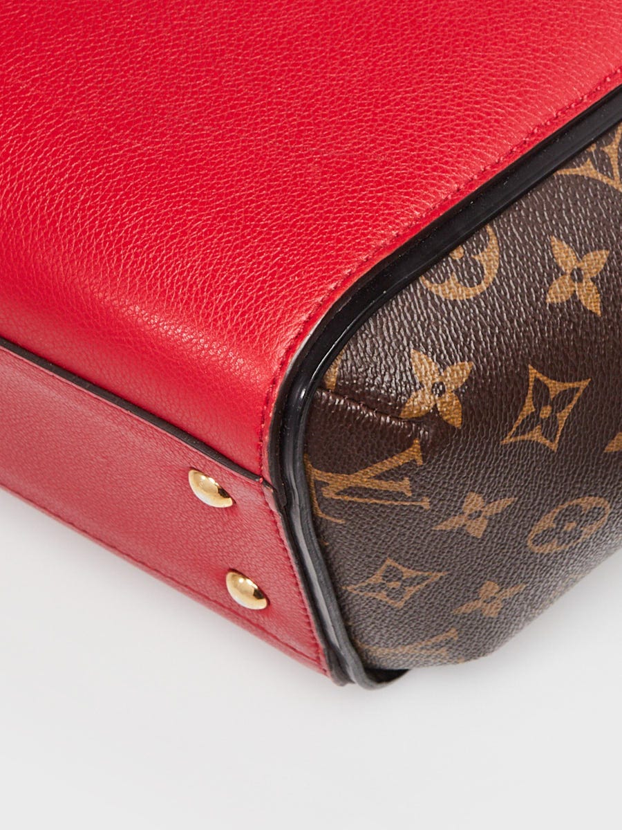 Louis Vuitton Monogram Canvas and Cerise Leather Kimono MM Tote Bag -  ShopperBoard