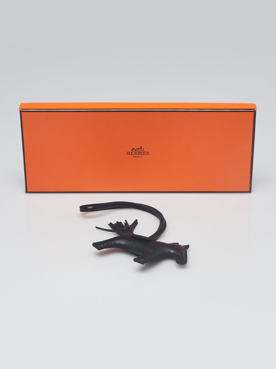 Hermès So Black Lambskin Grigri Rodeo Horse Bag Charm PM by Ann's Fabulous Finds