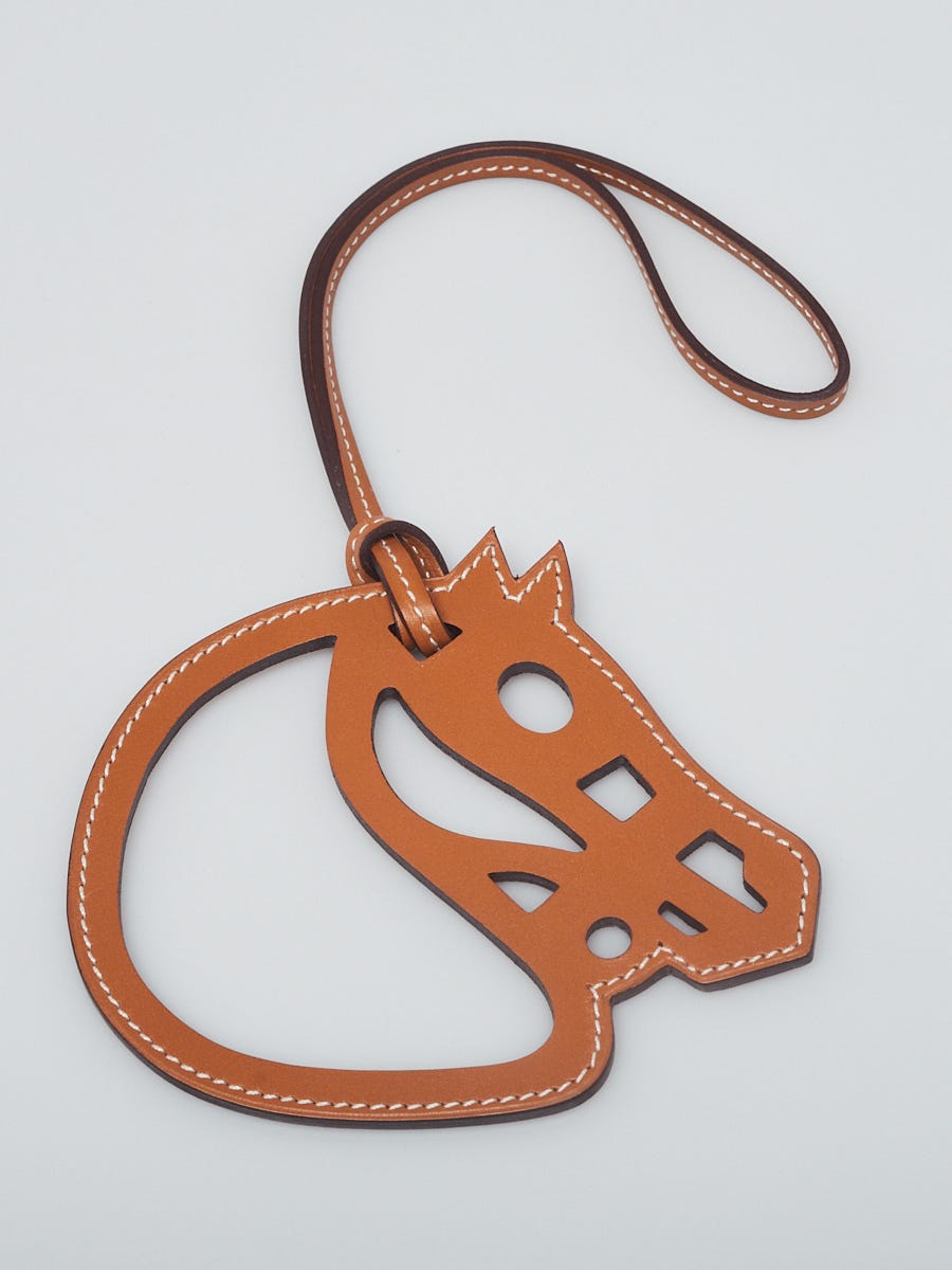 Hermes Natural Sable Swift Leather Paddock Cheval Horse Bag Charm - Yoogi's  Closet