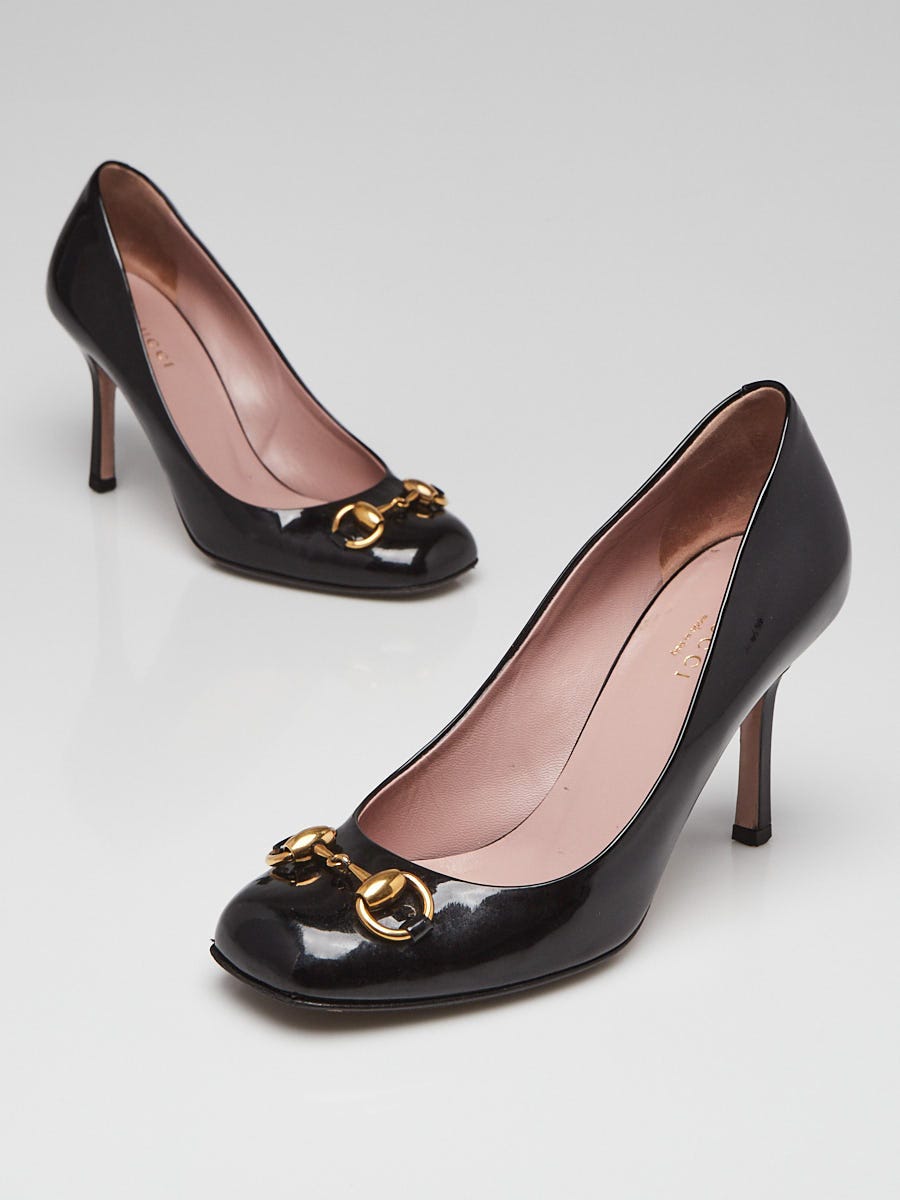 Gucci Horsebit Patent Leather Twee Pump Size 10 offers