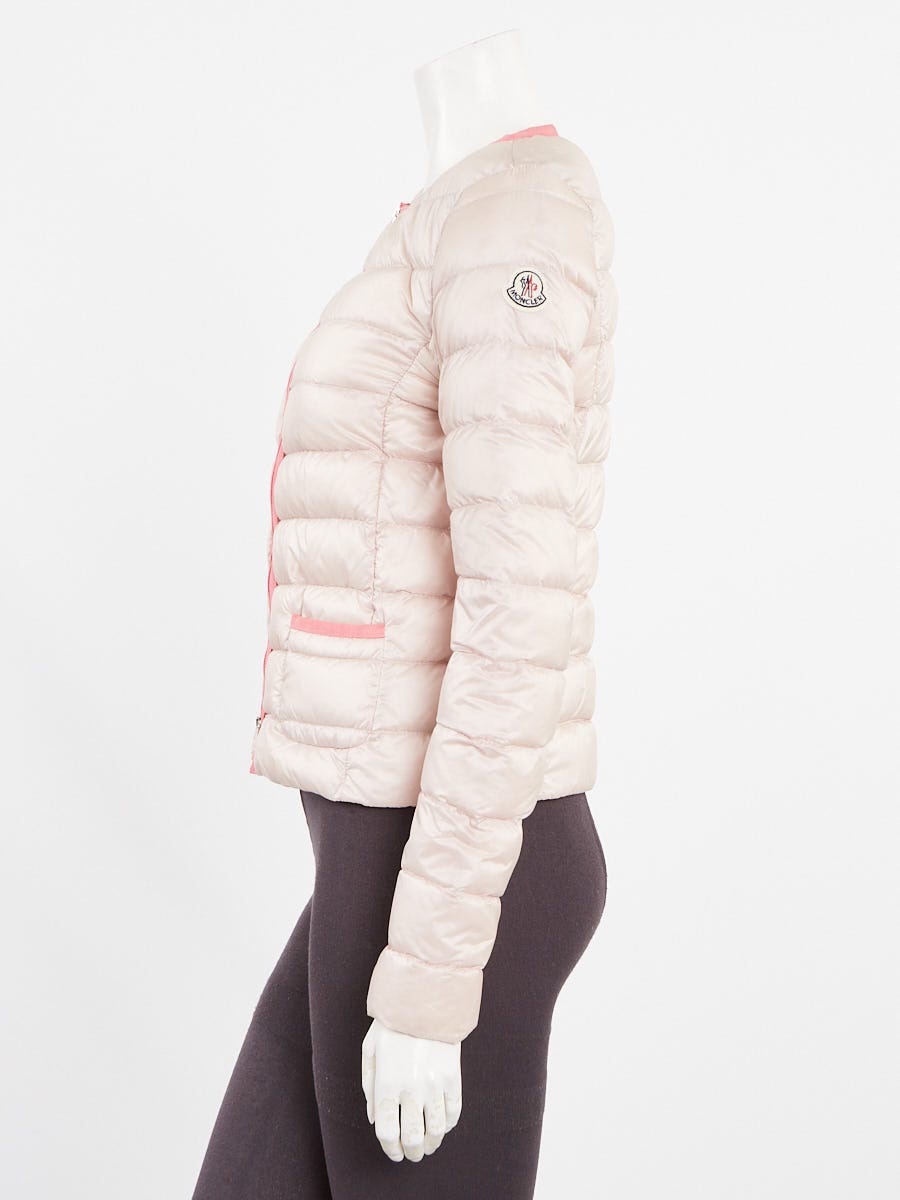 【送料&関税込】Moncler Light Pink Cotton Thoiry Padded Jack Moncler Light Pink Cotton Thoiry Padded Jacket - Jackets