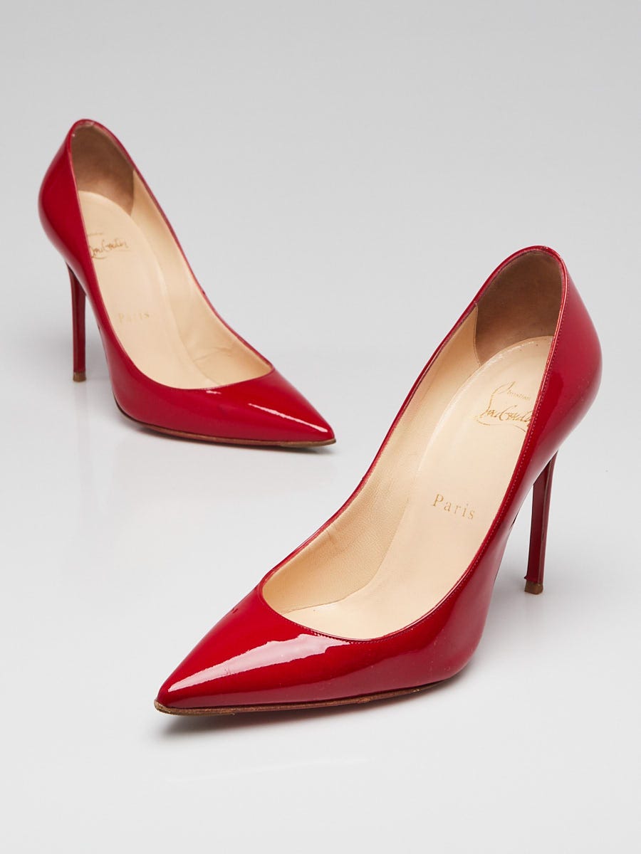 Christian louboutin pigalle 100 patent-leather clearance pumps