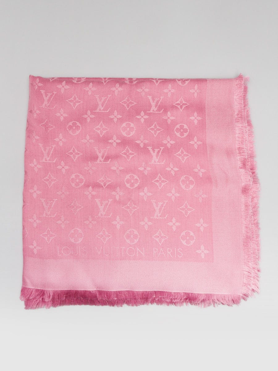 louis vuitton pink shawl