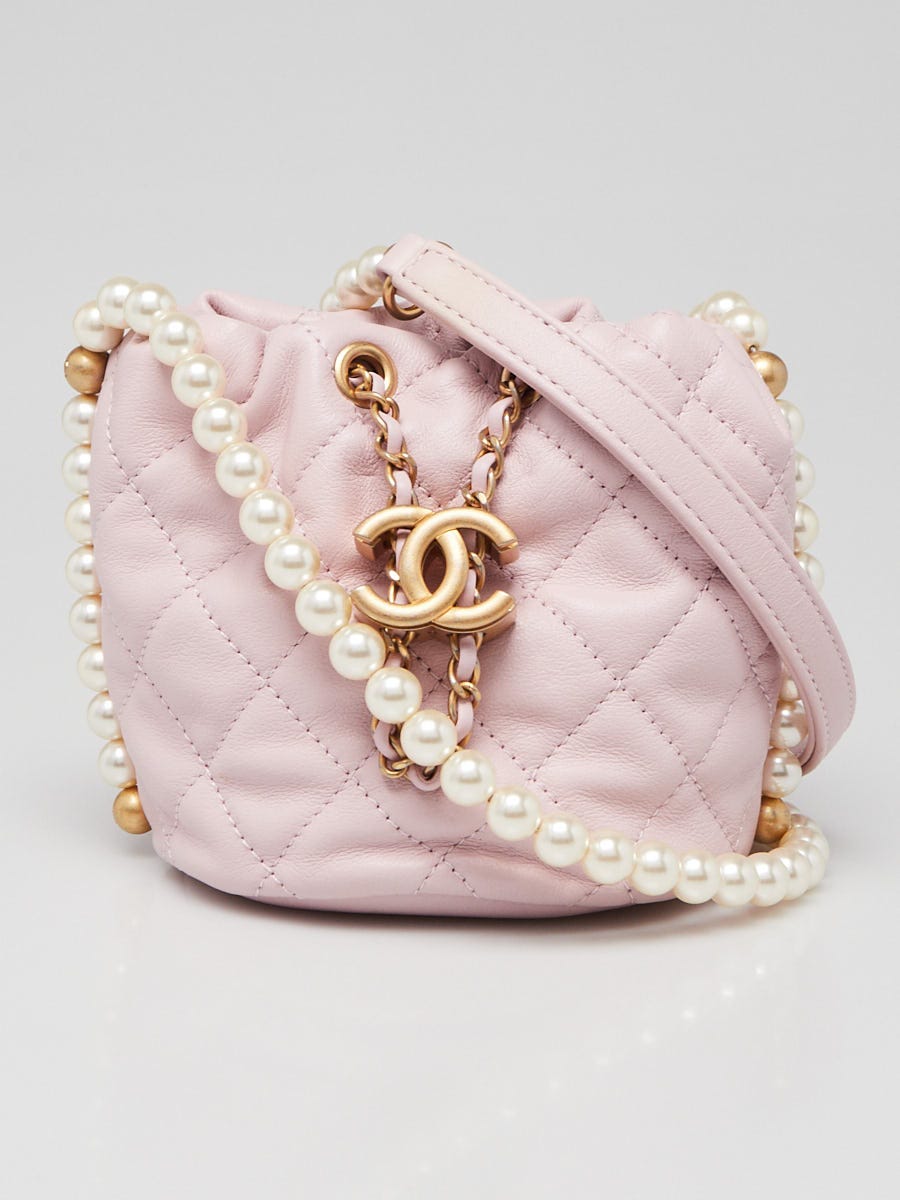 pink pearl chanel bag authentic