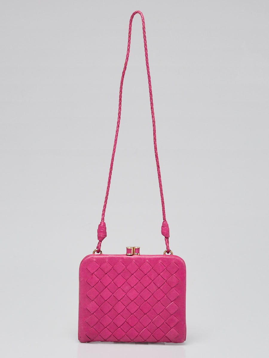 Pink Quilted Faux Leather Tote Bag