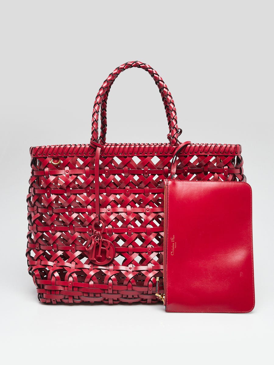 Red dior online purse