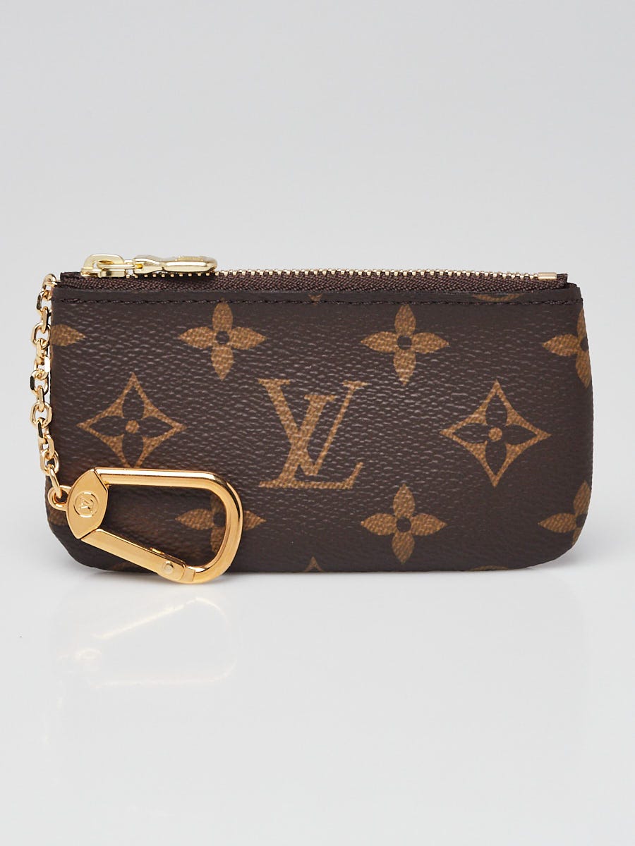 Louis Vuitton Signature Monogram Zippered Change Purse with Key Chain