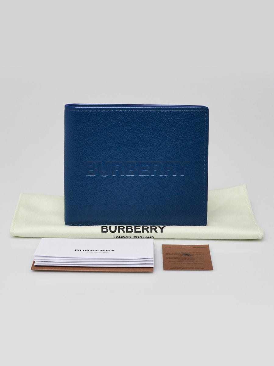 Burberry Logo Embossed Bifold Wallet