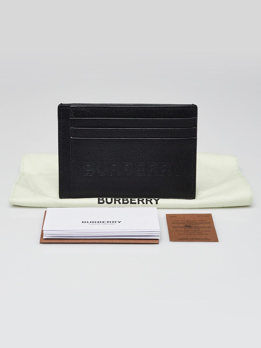 Burberry Leather Card Holder with Strap