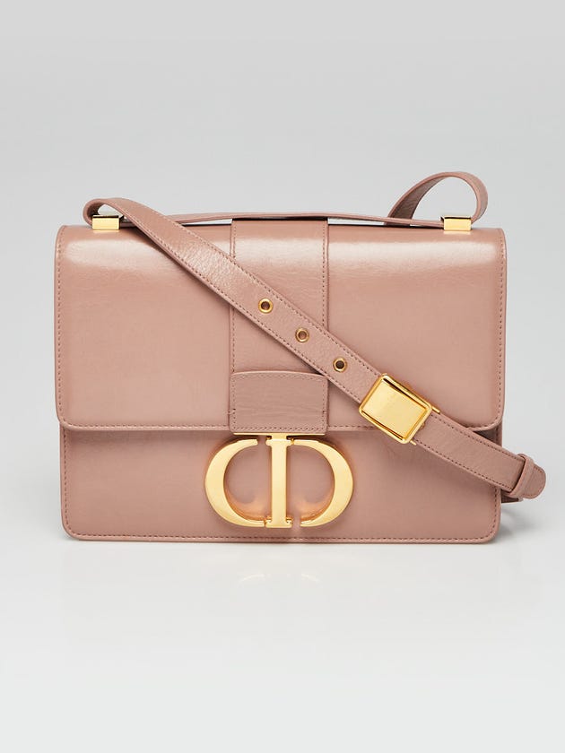 Christian Dior Rose Calfskin Leather Montaigne 30 Flap Bag