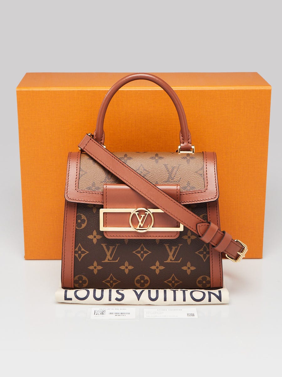 Louis Vuitton Monogram Reverse Canvas Dauphine Capitale Bag