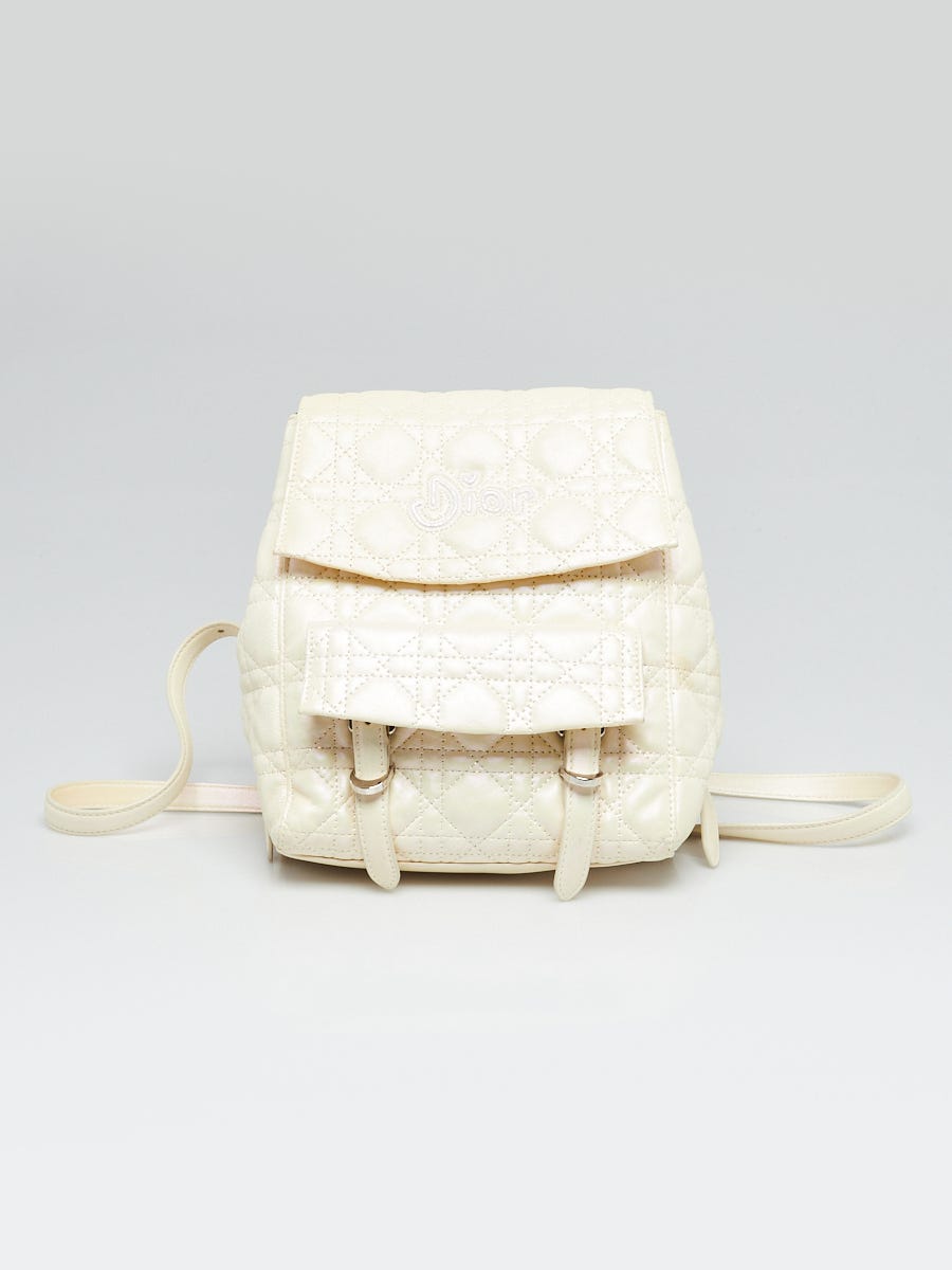 Pearl Quilted Small Backpack - Pink