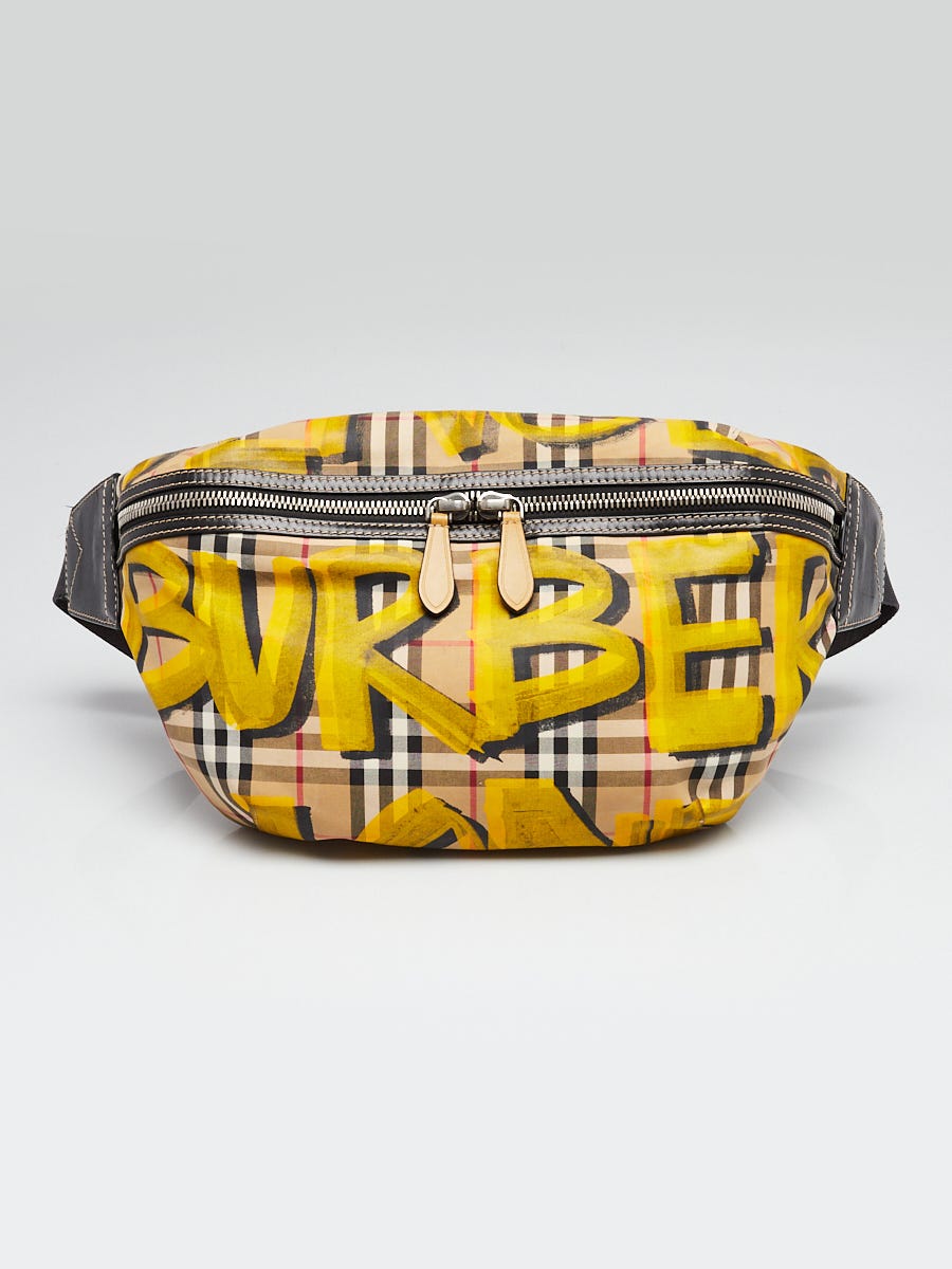 Burberry graffiti cheap belt bag