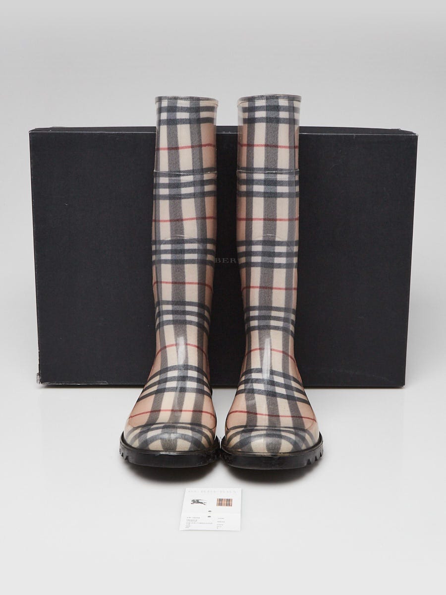 Rain boots burberry store sale