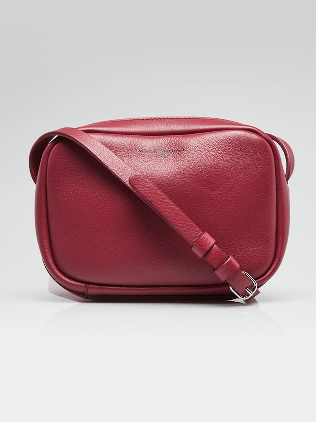 Balenciaga Red Calfskin Leather Everyday Camera XS Bag