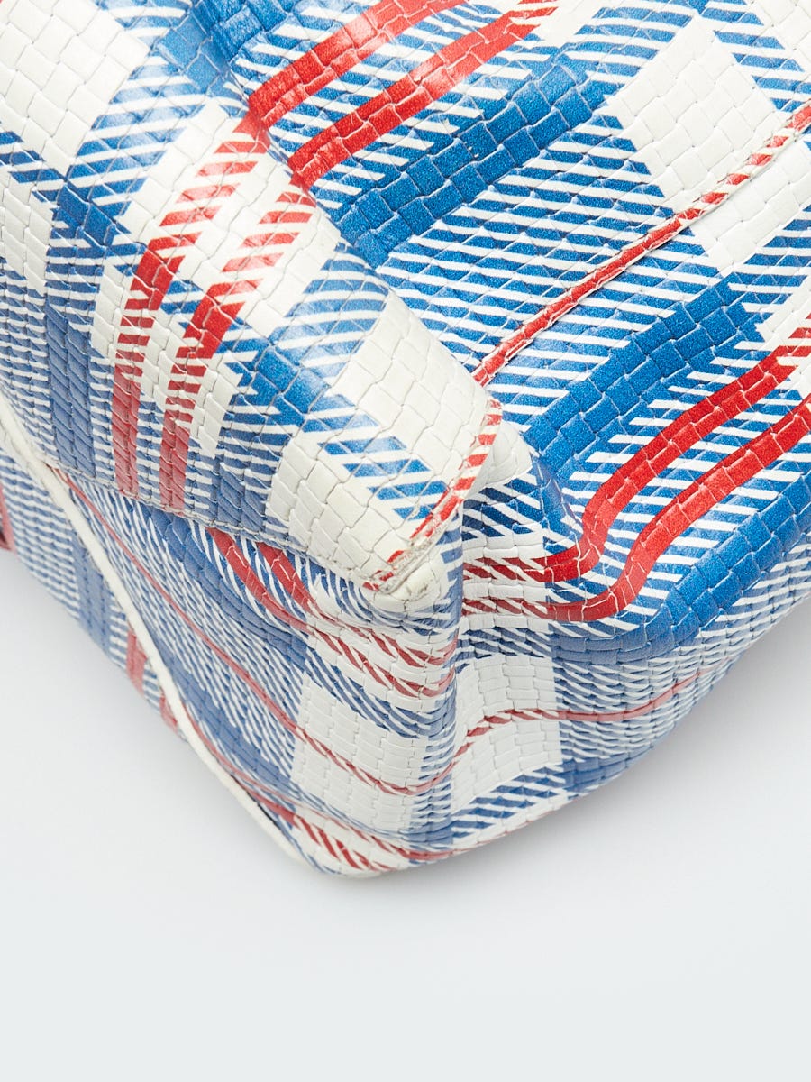 Red white cheap blue bag