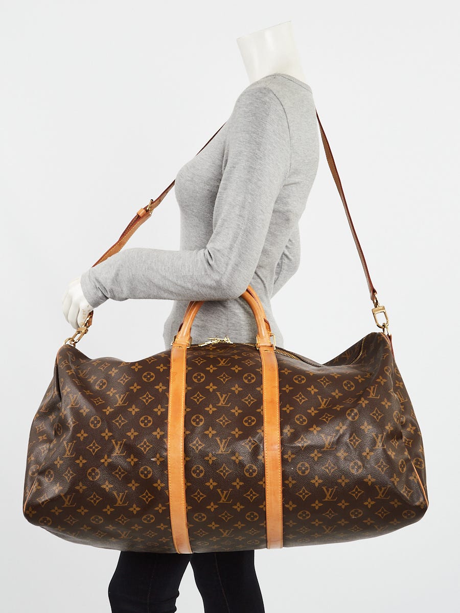 Louis Vuitton Pre-loved Monogram Keepall Bandouliere 60