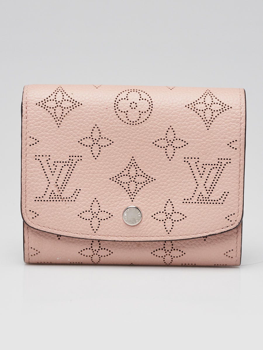 Louis Vuitton Magnolia Monogram Mahina Leather Iris Compact Wallet