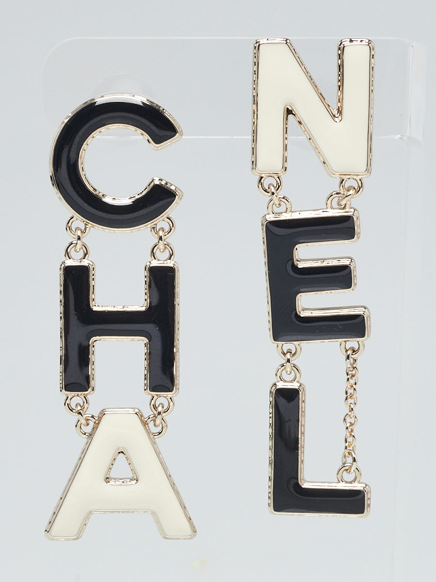 Chanel Letter Drop Earrings 2024 | citybeef.com