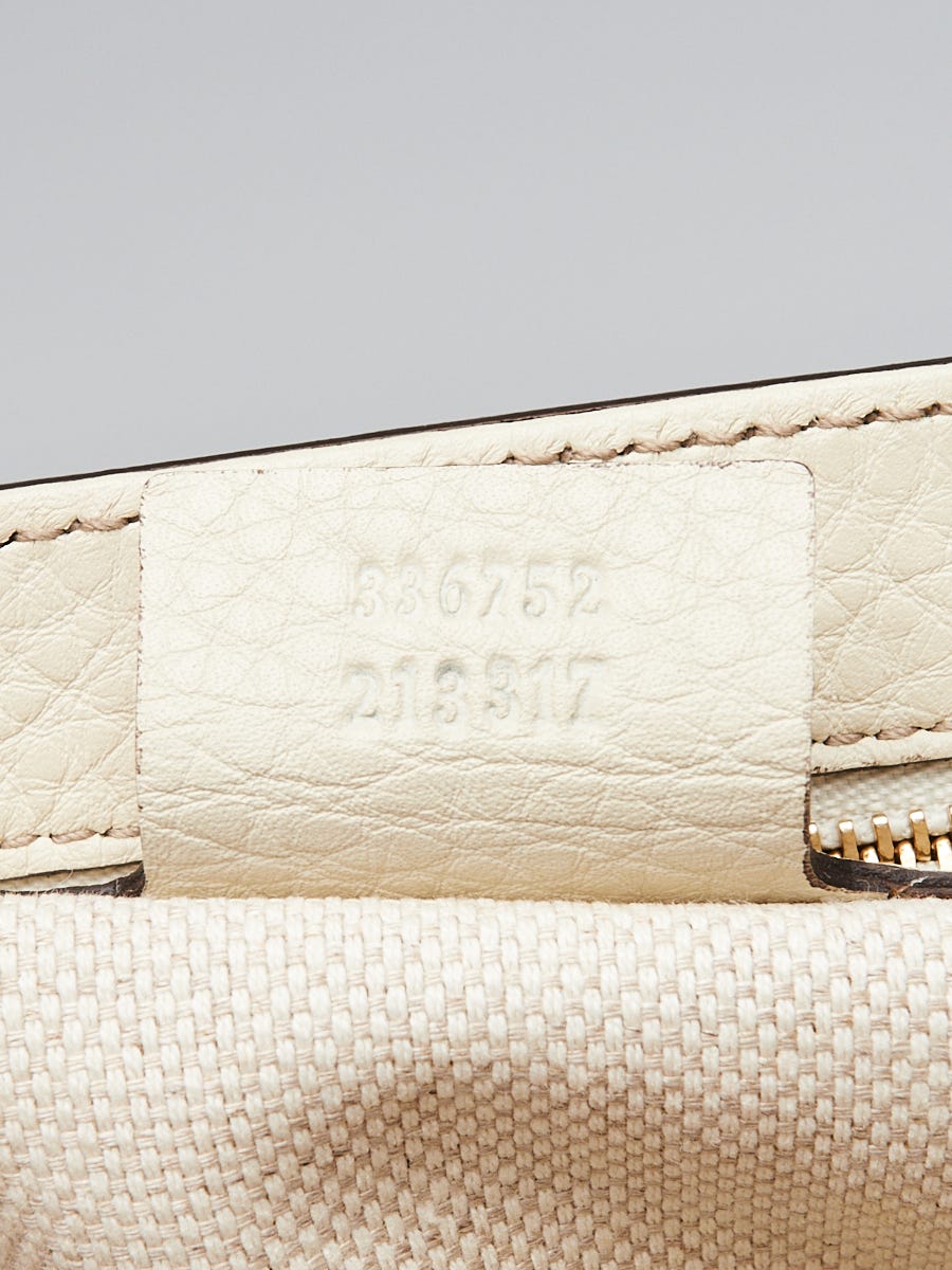 Gucci White Leather Soho Chain Flap Shoulder Bag | Yoogi's