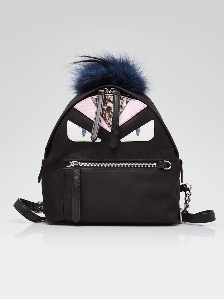 Authentic Fendi Handbag Black Suede Monogram | eBay