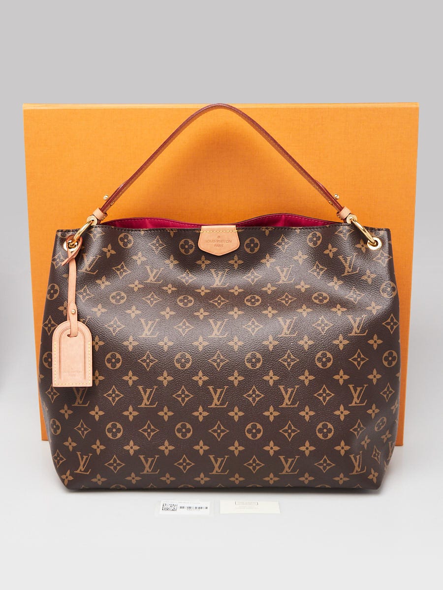 Louis Vuitton Graceful MM Bag Review / Monogram Coated Canvas