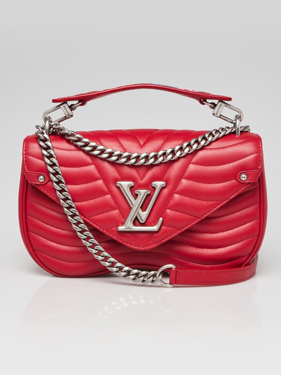 Louis Vuitton - Authenticated New Wave Handbag - Leather Black Plain for Women, Very Good Condition