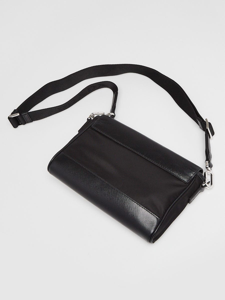 【関税込み】PRADA Leather crossbody bag Black Prada Cross Leather Bag | PRADA