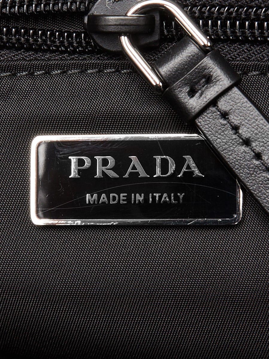 Prada Black Padded Re-Nylon Crossbody Bag - Yoogi's Closet